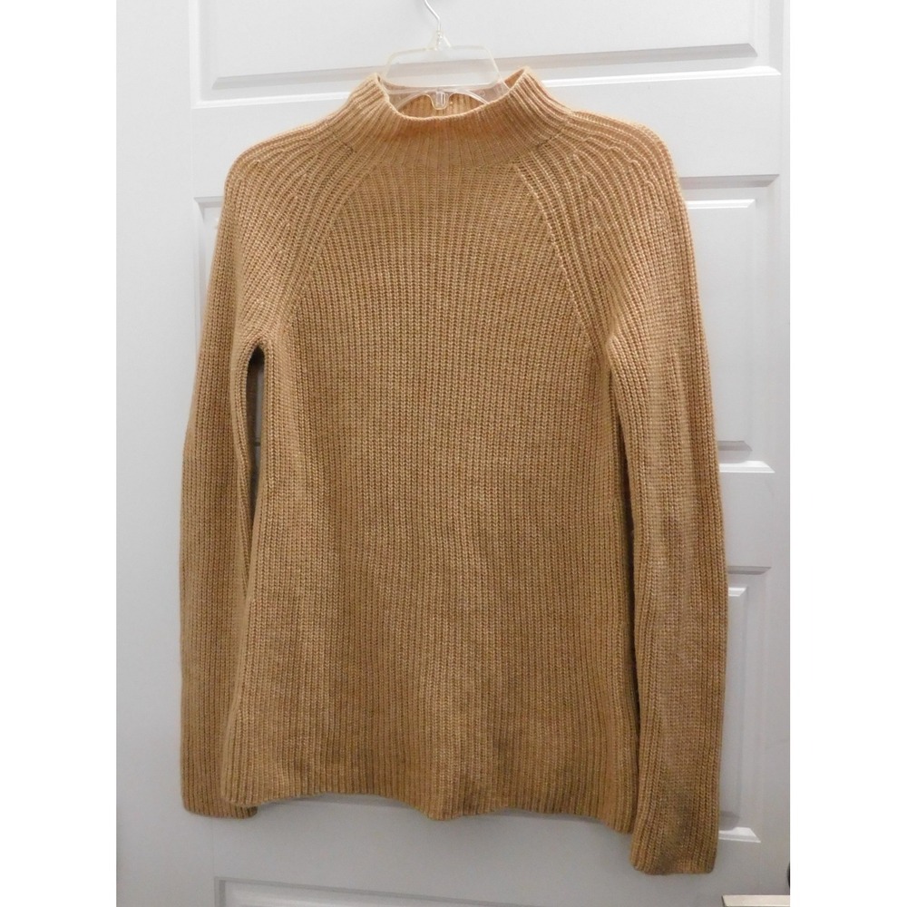 Vince Knit Wool & Cashmere Blend Brown Crewneck Sweater woman sz XS